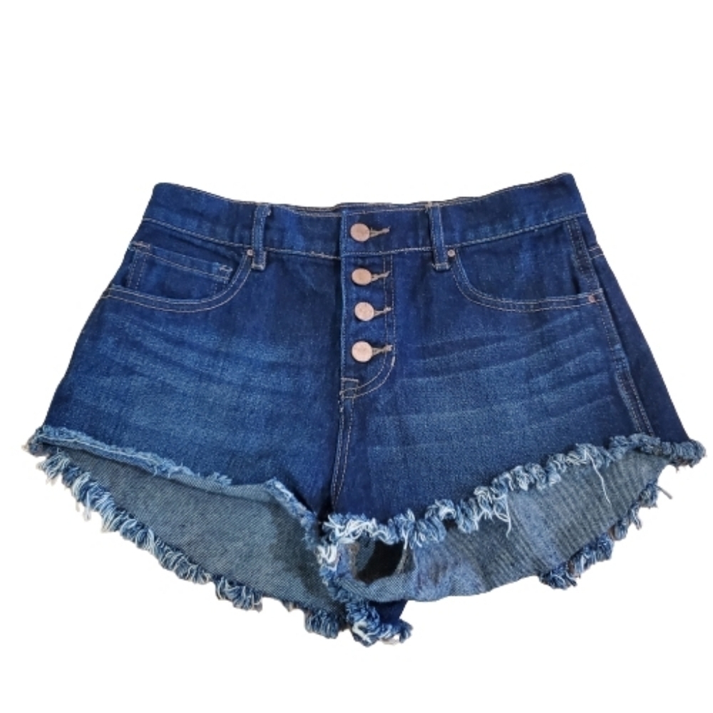 Bullhead High Rise Button Fly Shorts